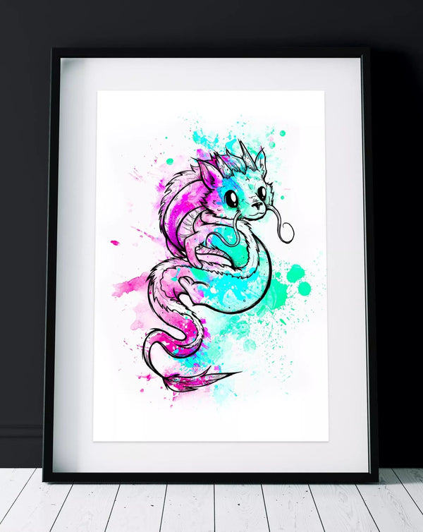 Haku Hero Print A3 - INKVADER