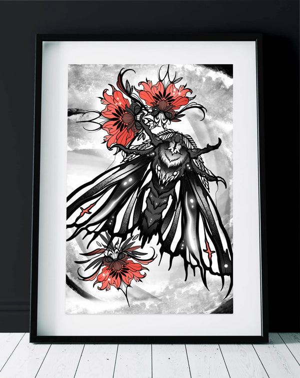 Afterlife red Print A3