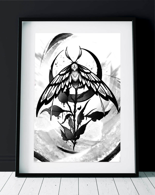 Venom Moth Print A3