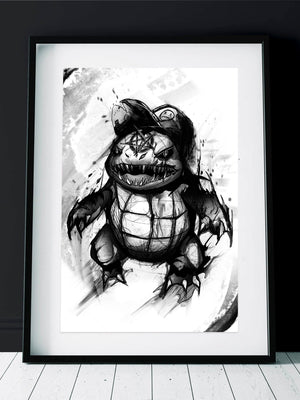 DOOMED BULBA Print A3 - INKVADER