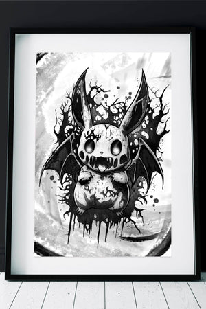 DOOMED PIKA Print A3 - INKVADER