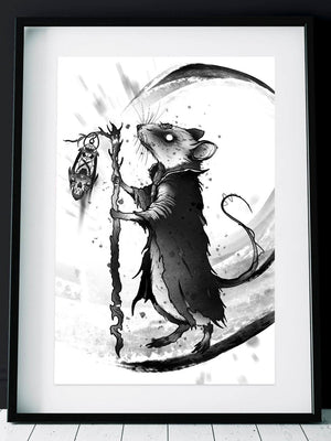 DOOMED WITCHER Print A3 - INKVADER