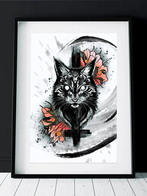 Catastrophe Rose Print A4 - INKVADER
