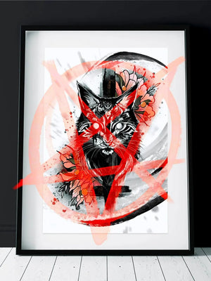 Catastrophe Rose Print A4 - INKVADER