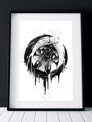 Dark Moon Print A3 - INKVADER