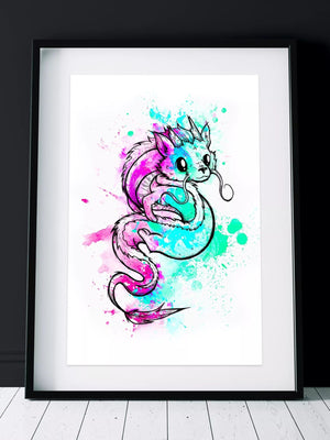 Haku Hero Print A3 - INKVADER