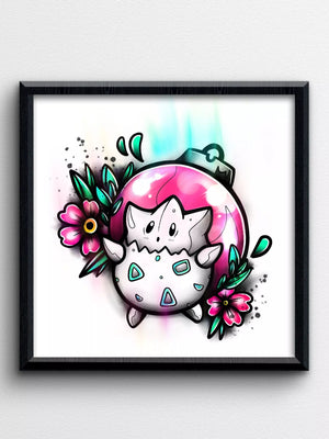 Santa Pii Print - INKVADER